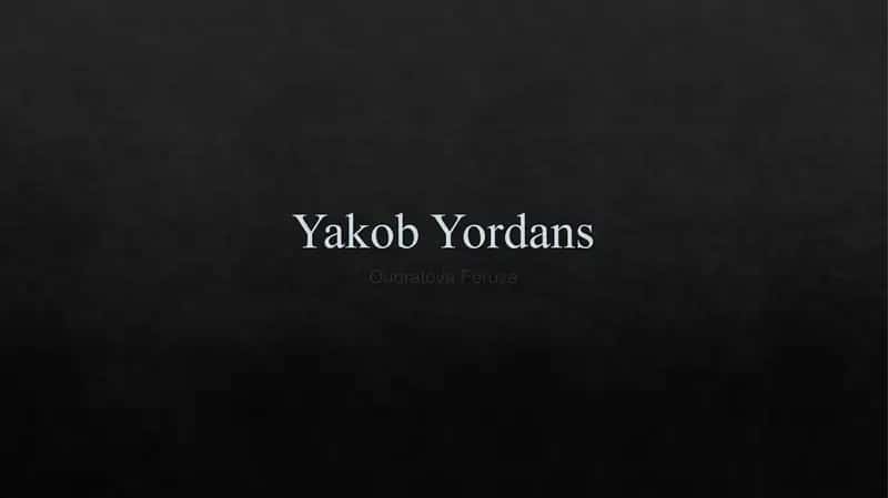 Yakob Yordans 1