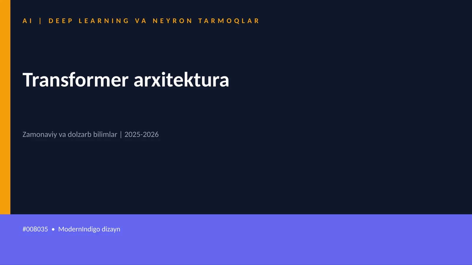 Transformer arxitektura 1