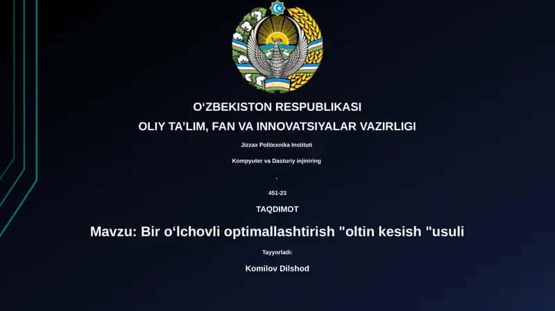 Kompyuter va Dasturiy injiniring 1
