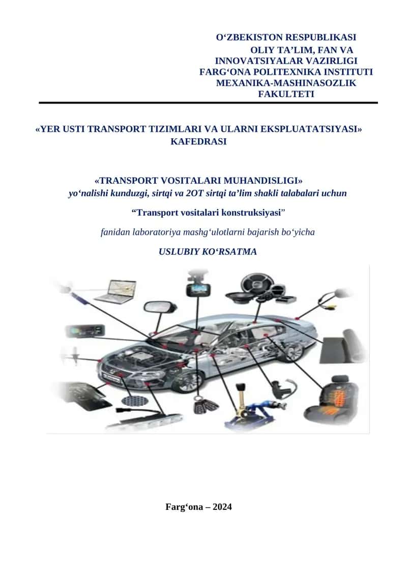 Transport vositalari konstruksiyasi 1