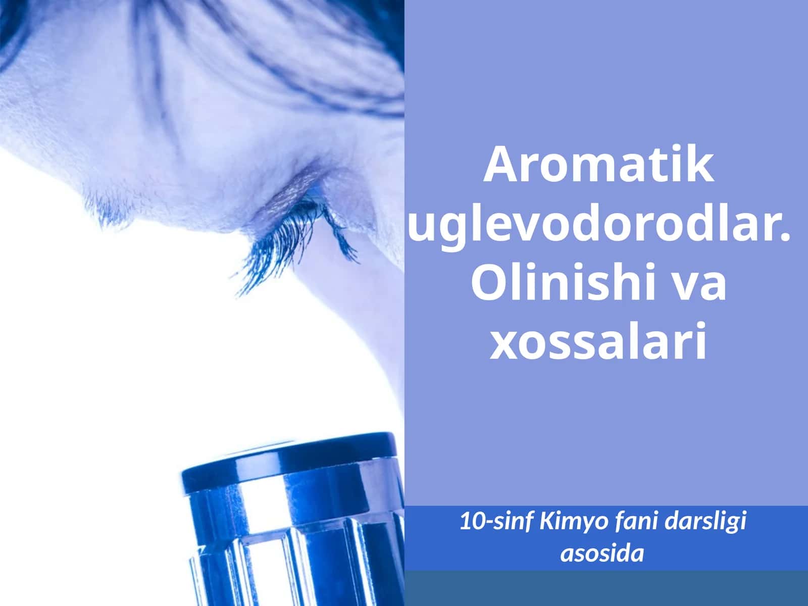 Aromatik uglevodorodlar. Olinishi va xossalari 1