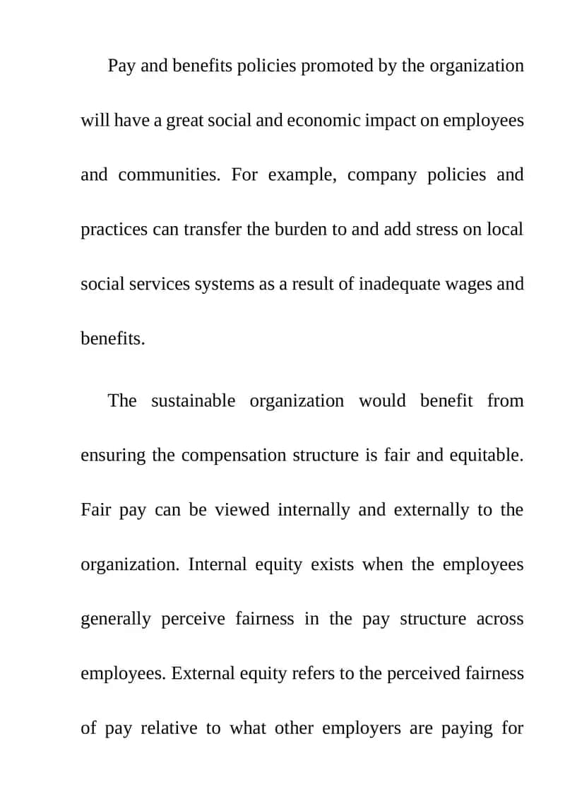 Pay and Benefits Policies 1