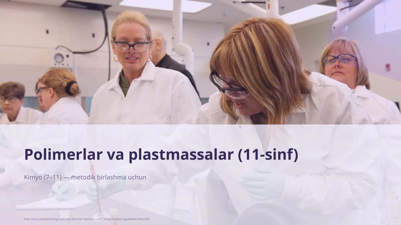 Polimerlar va plastmassalar (11-sinf) 1