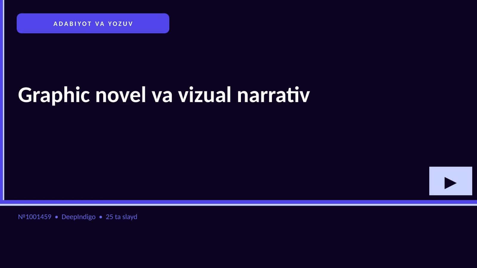 ADABIYOT VA YOZUV Graphic novel va vizual narrativ 1