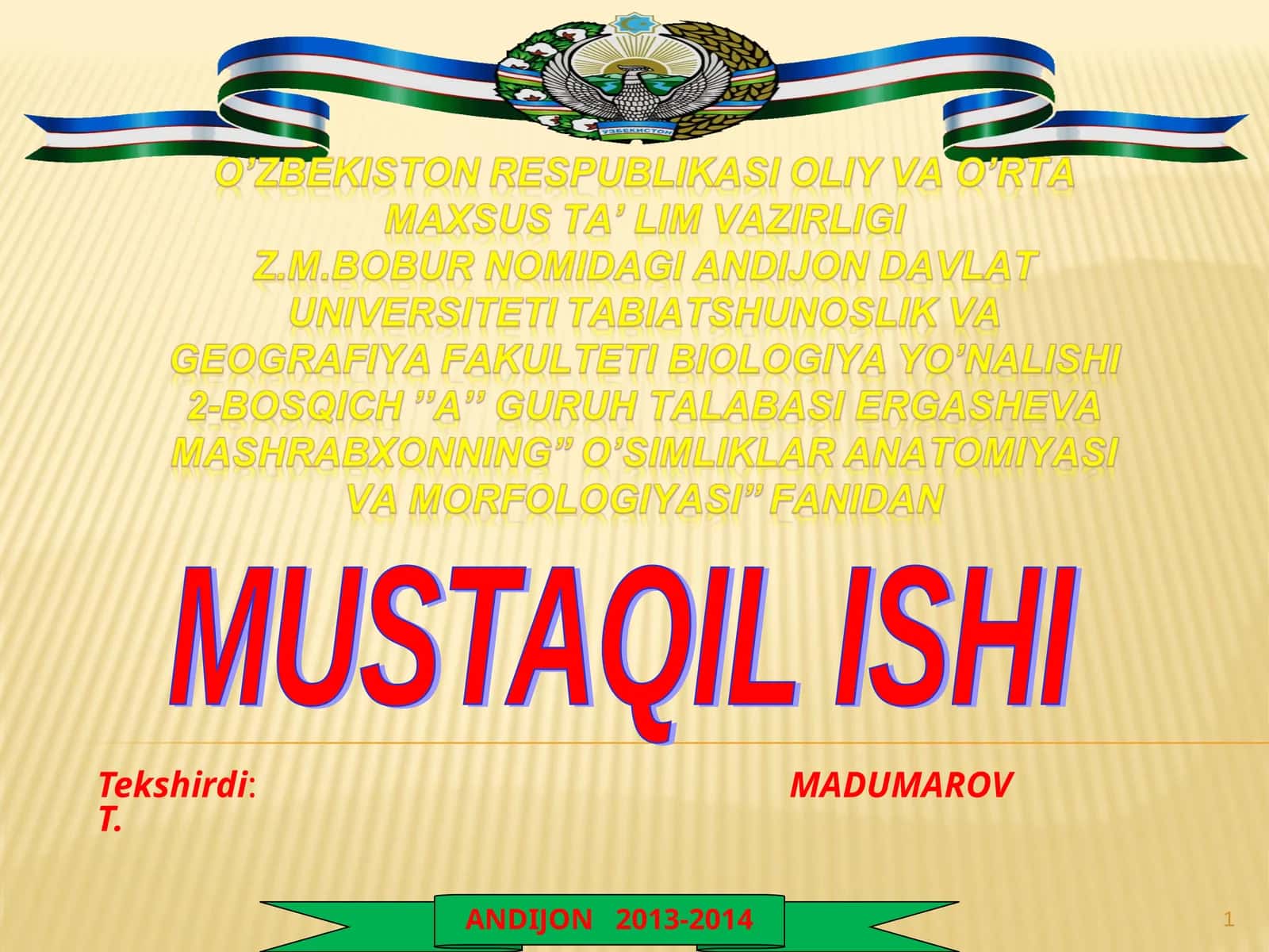 GULNING TUZILISHI 1