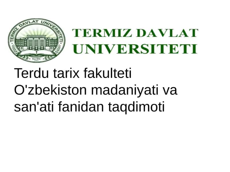 Farg'ona vodiysi san'at obidalari 1
