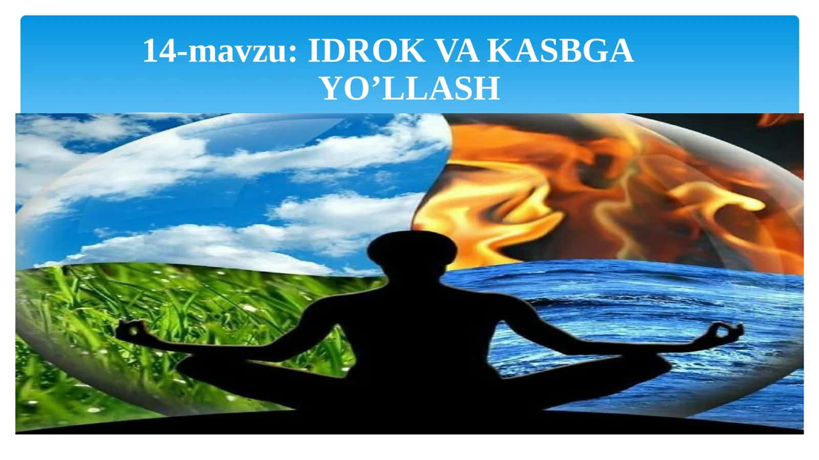 IDROK VA KASBGA YO’LLASH 1