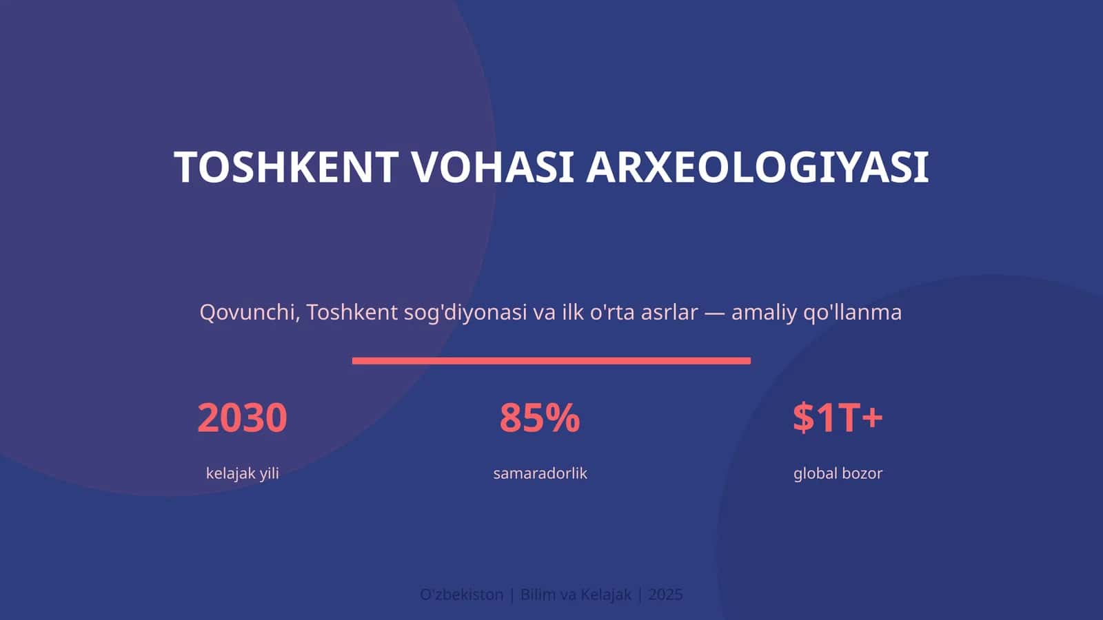 TOSHKENT VOHASI ARXEOLOGIYASI 1