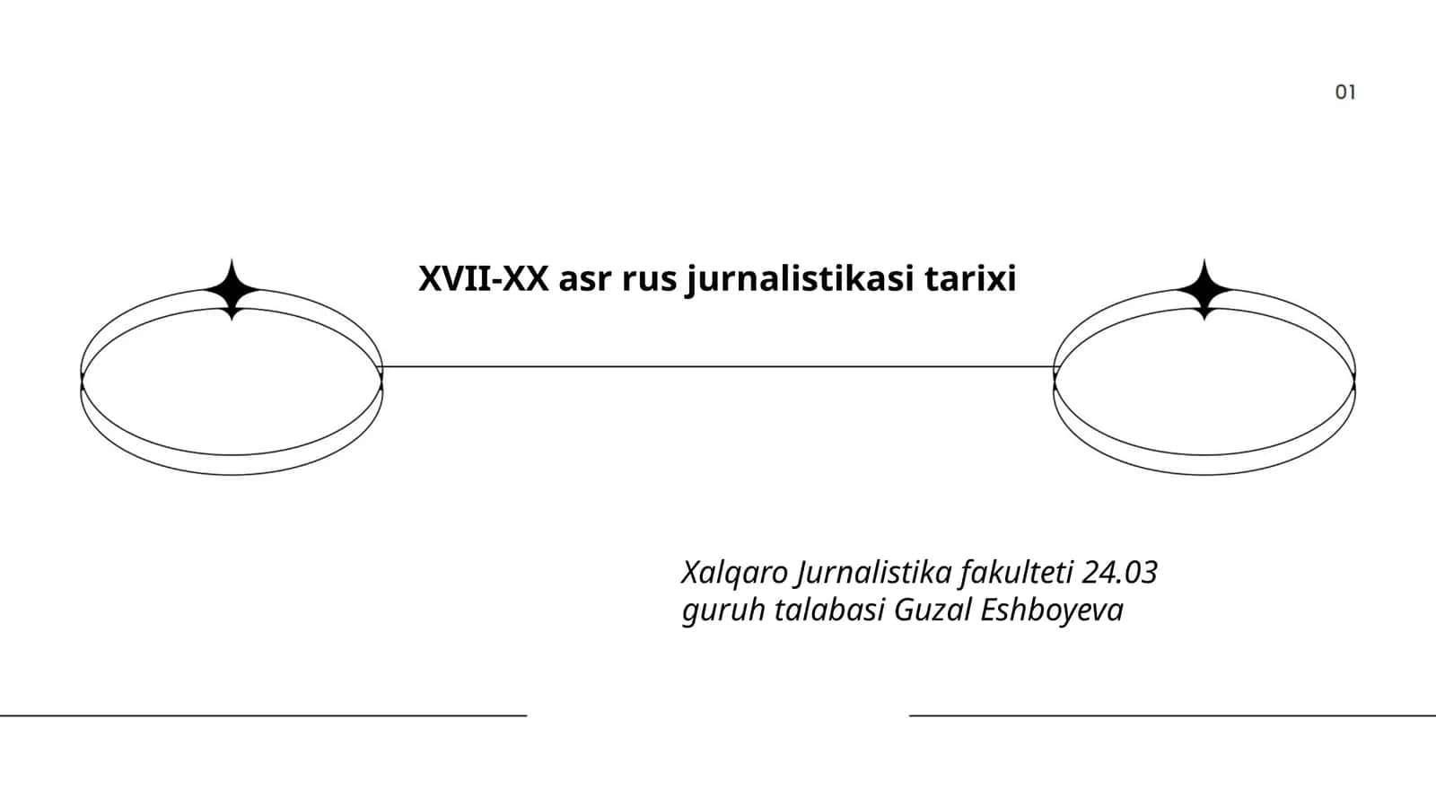 XVII-XX asr rus jurnalistikasi tarixi 1