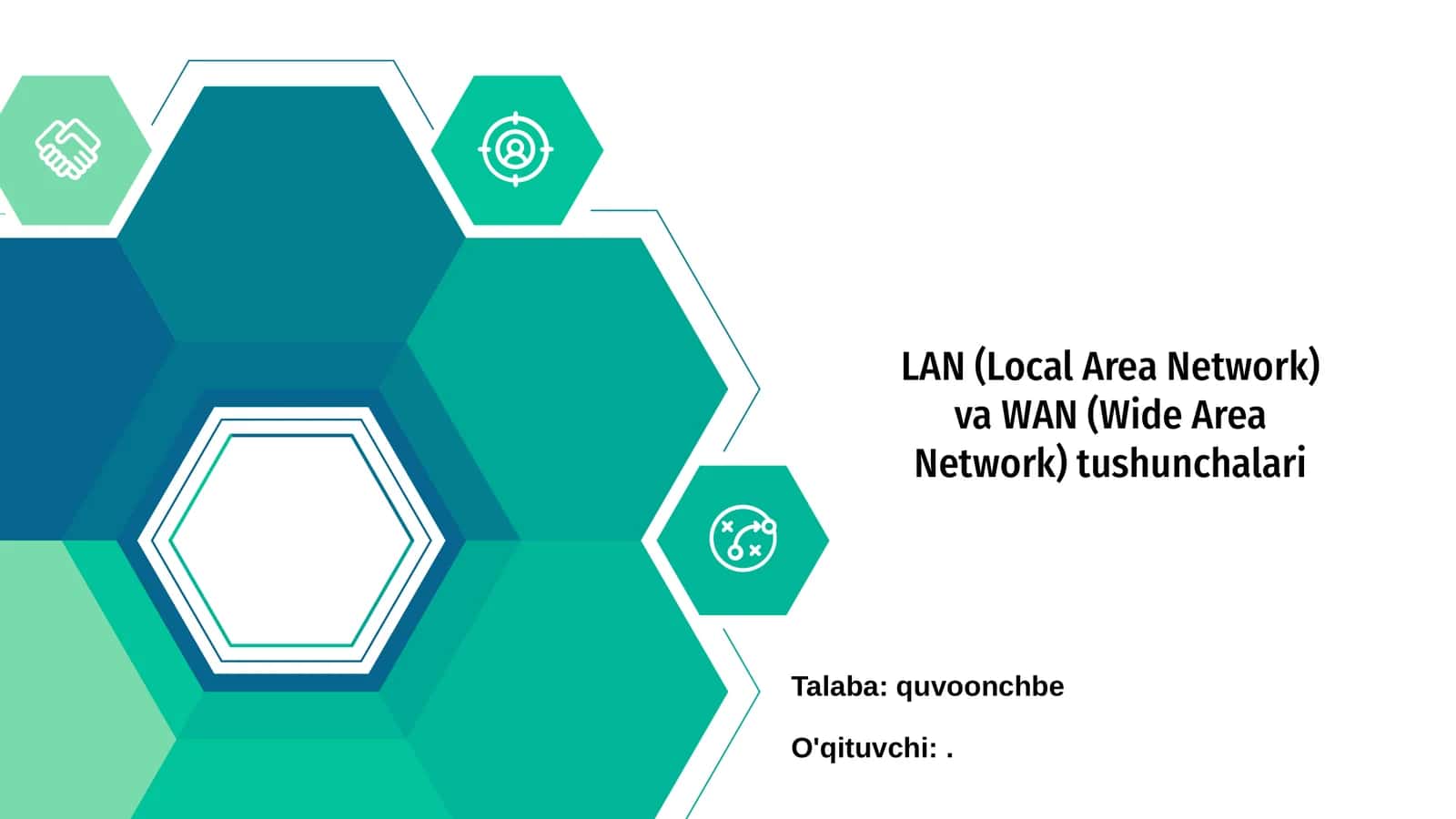 LAN (Local Area Network) va WAN (Wide Area Network) tushunchalari 1