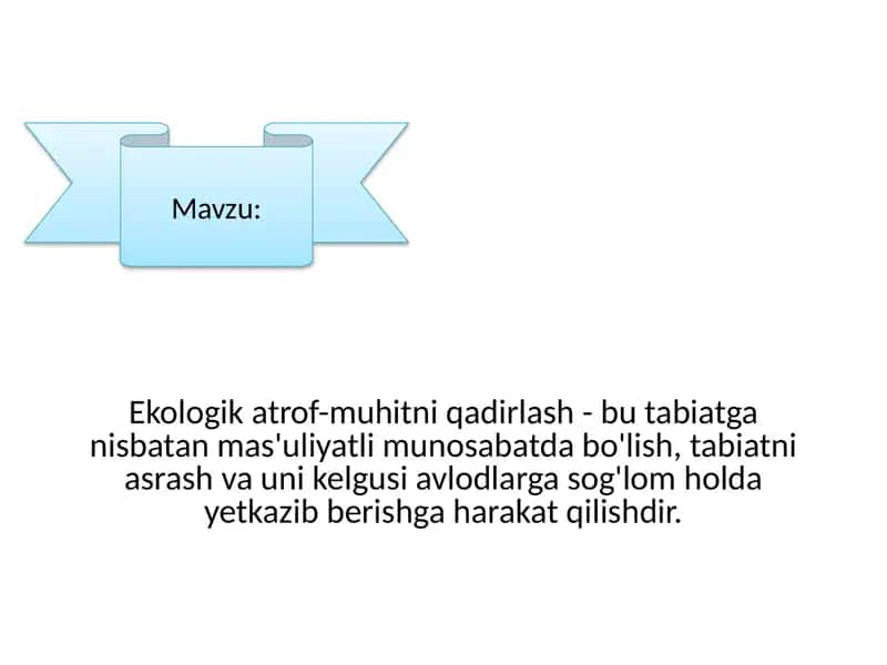 Ekologiya muammolari 1