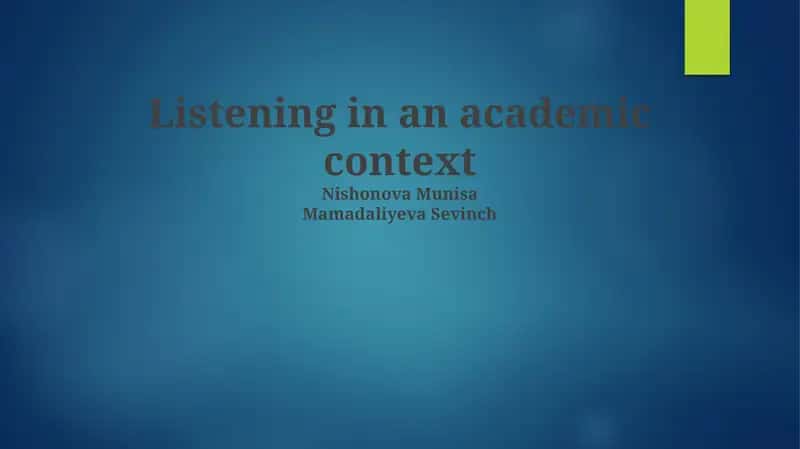The Power of Active Listening in Academia 1