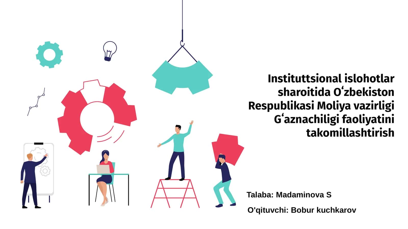 Oʻzbekiston Respublikasi Moliya vazirligi Gʻaznachiligi faoliyatini takomillashtirish 1