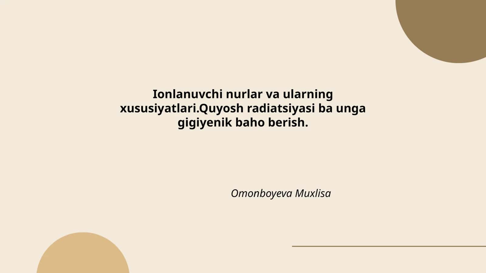 Ionlanuvchi nurlar va ularning xususiyatlari 1