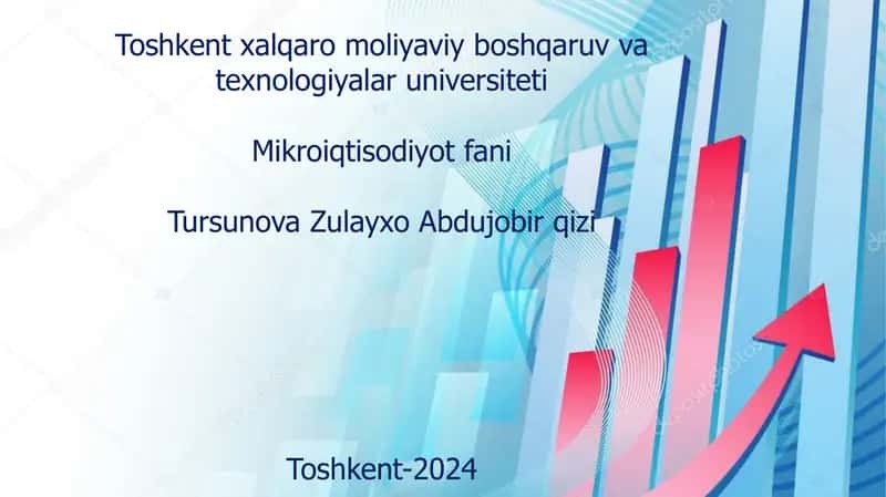 Mikroiqtisodiyot 1