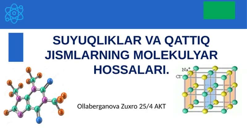 MOLEKULALAR HARAKATI 1