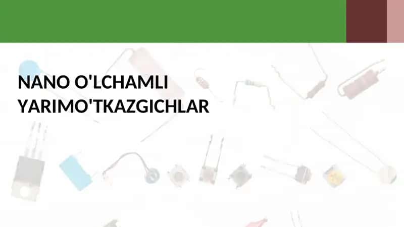 Yarimo‘tkazgichlar 1