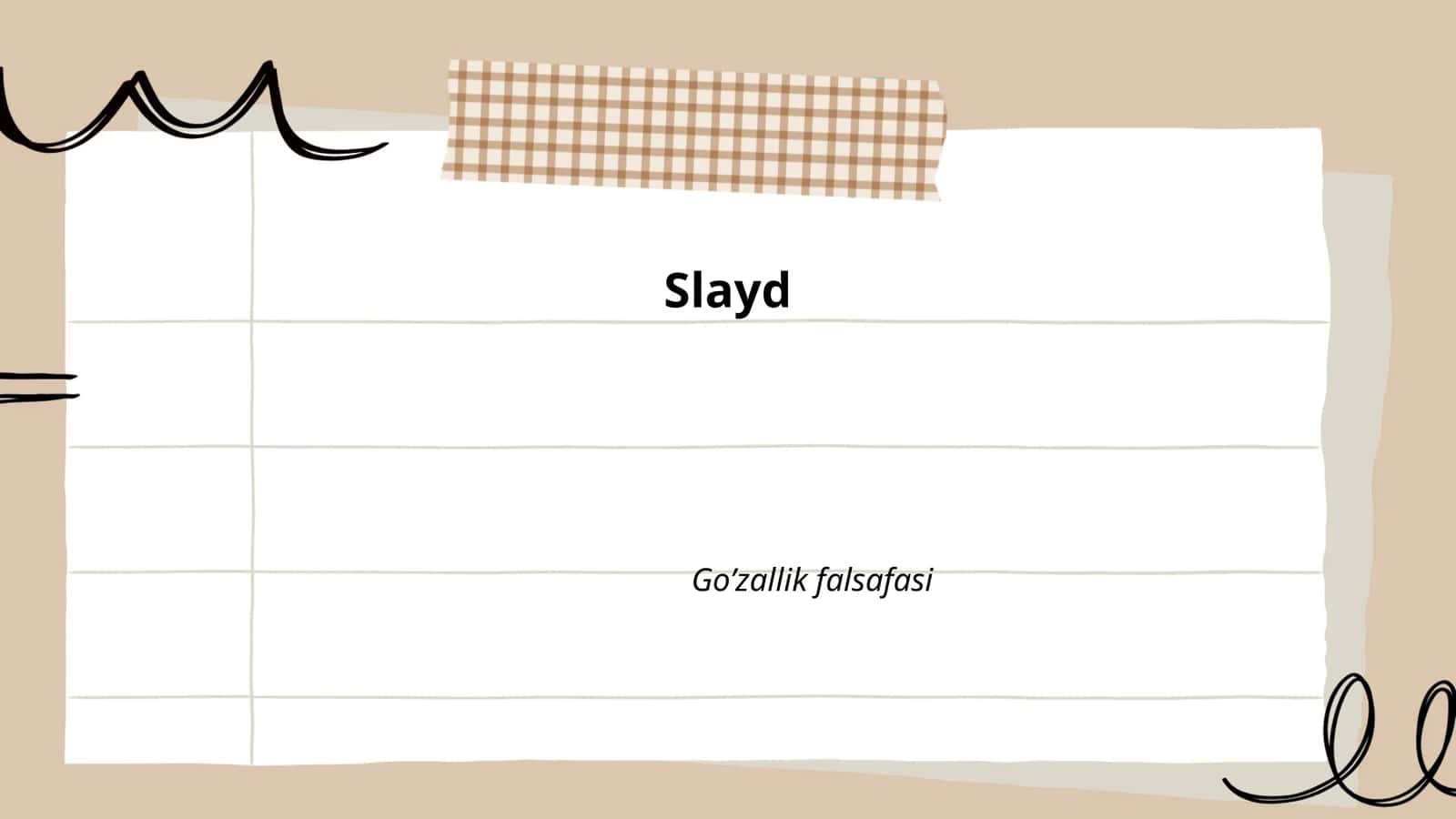 Slayd Go’zallik Falsafasi 1
