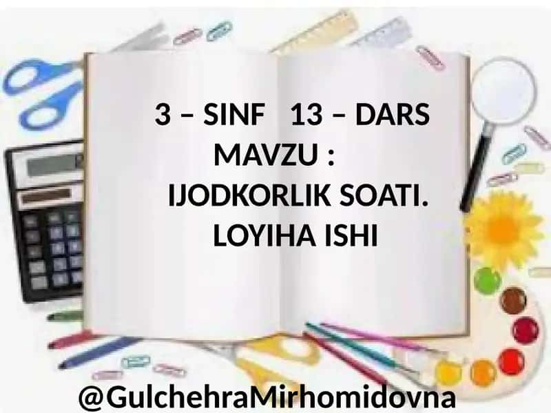 IJODKORLIK SOATI 1