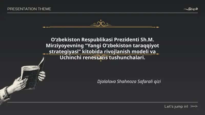 Yangi O‘zbekiston taraqqiyot strategiyasi 1