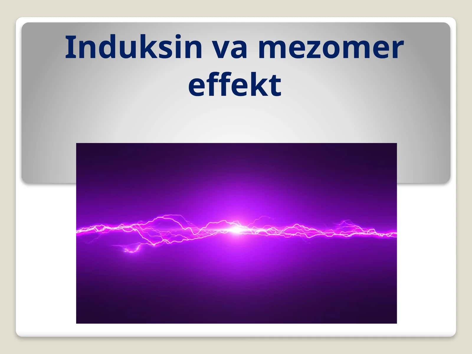 Induksin va mezomer effekt 1