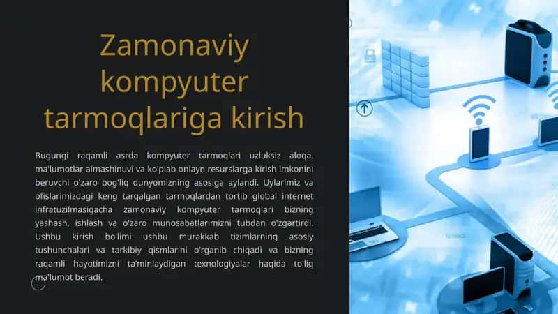 Zamonaviy Kompyuter Tarmoqlari 1