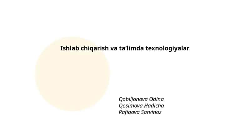 Sanoat 4.0 va taʼlimda raqamli transformatsiya 1