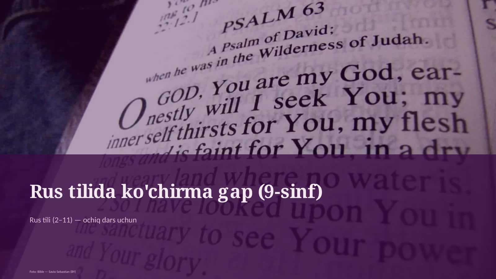 Rus tilida ko'chirma gap (9-sinf) 1