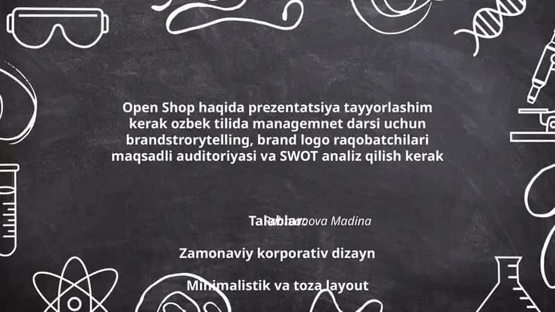 Open Shop haqida prezentatsiya 1
