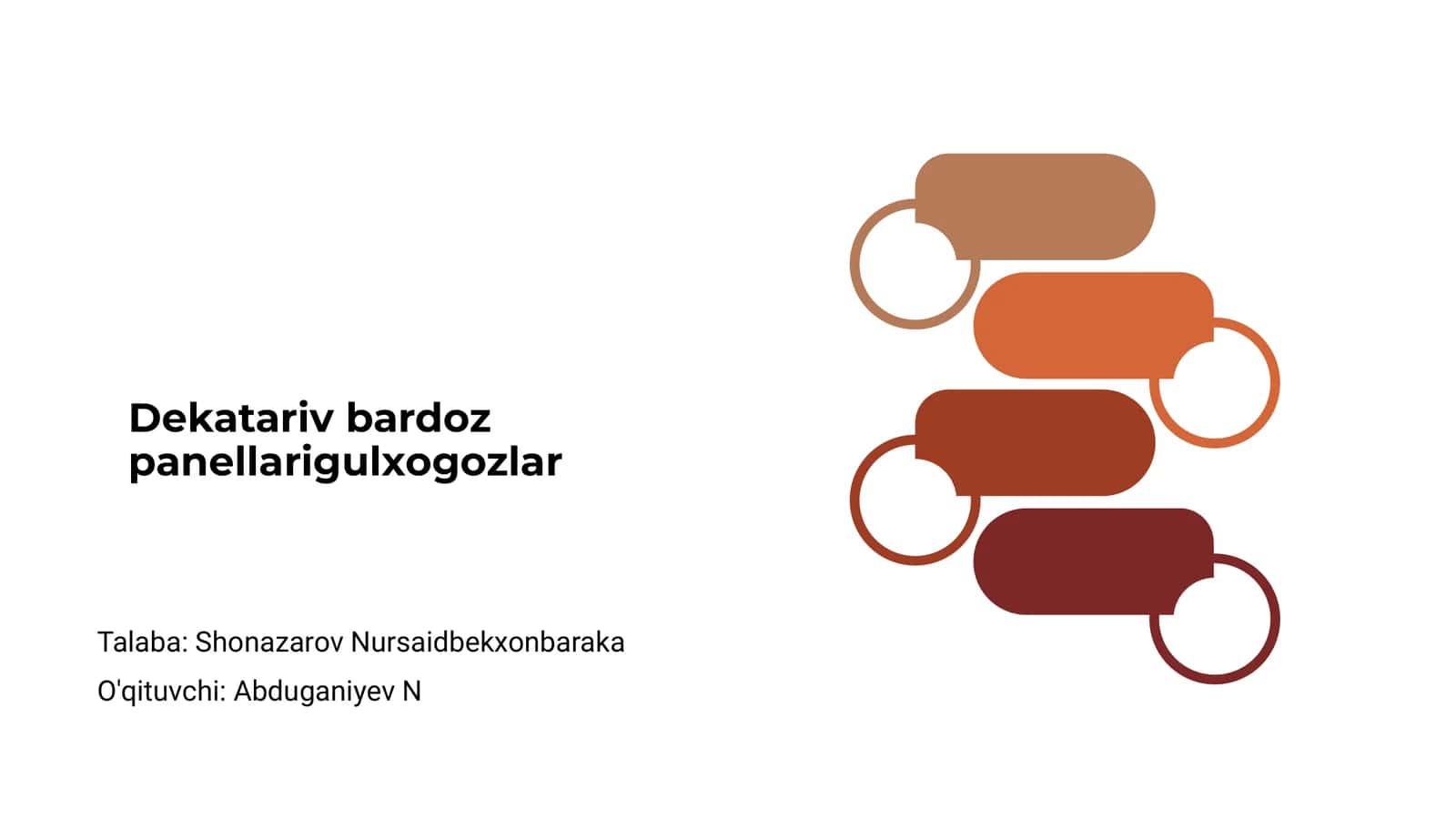 Dekatariv bardoz panellari 1