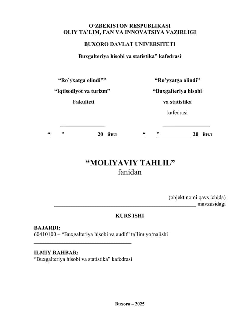 "Korxona aktivlarini tarkibini tahlil qilish" 1