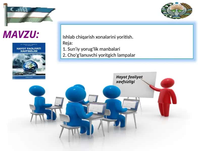 Ishlab chiqarish xonalarini yoritish 1