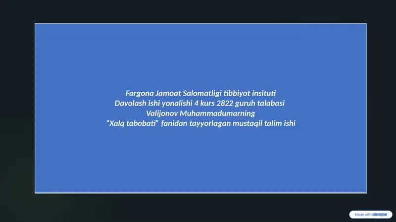 Xitoy tibbiyoti 1