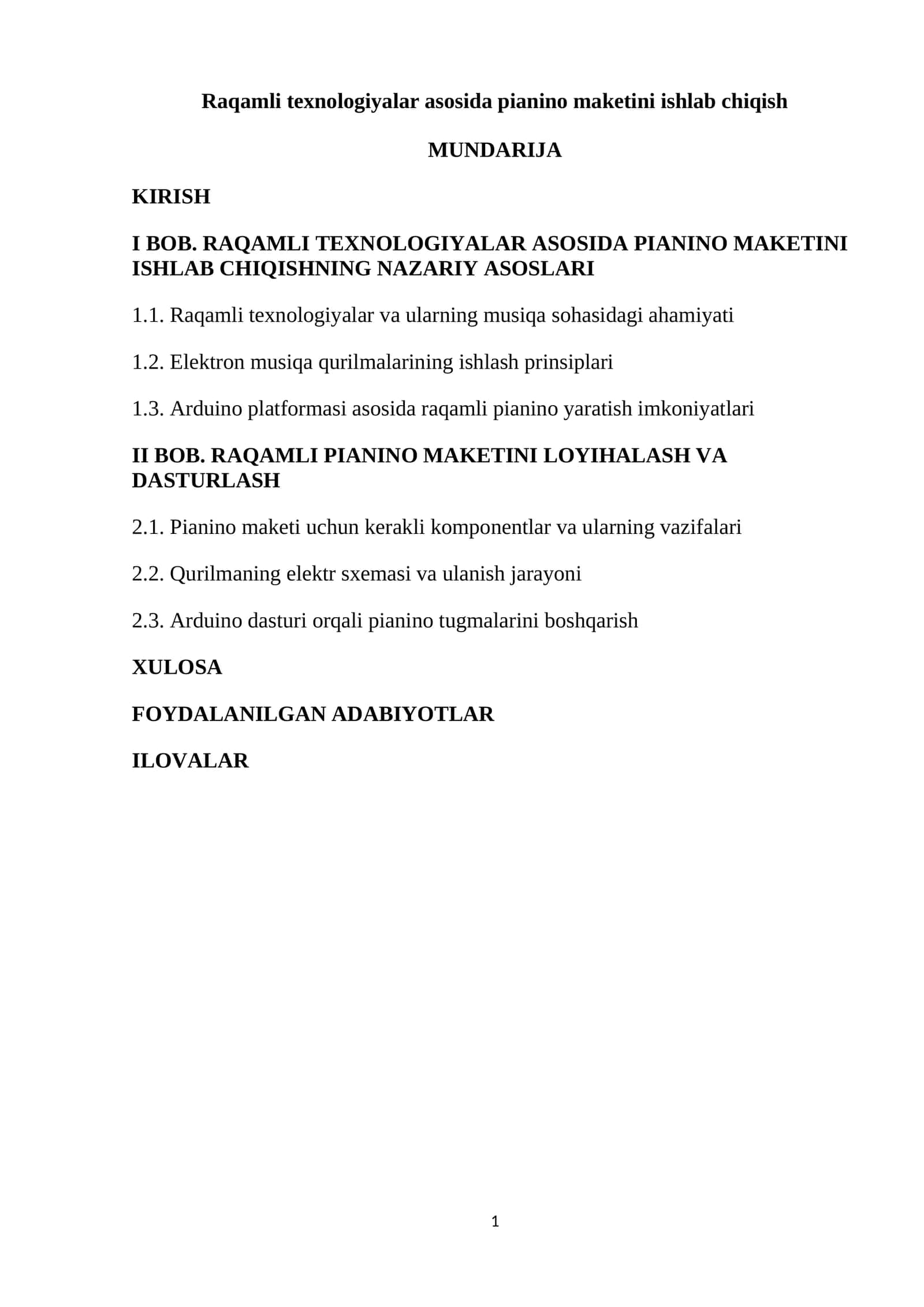 Raqamli texnologiyalar asosida pianino maketini ishlab chiqish 1