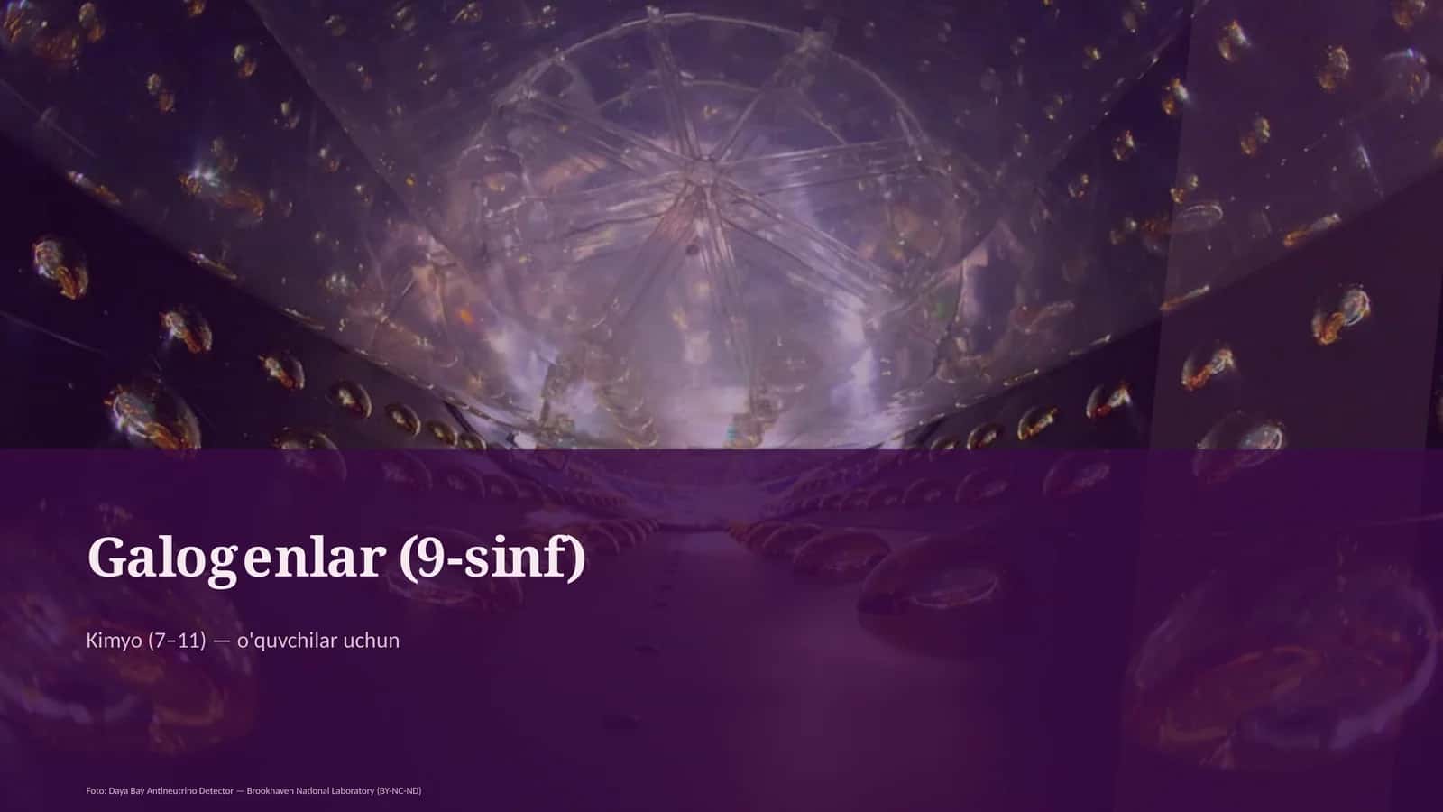 Galogenlar (9-sinf) 1