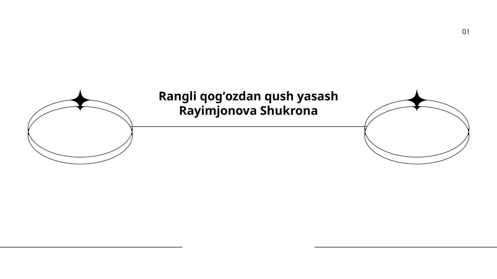 Rangli qogʻozdan qush yasash 1