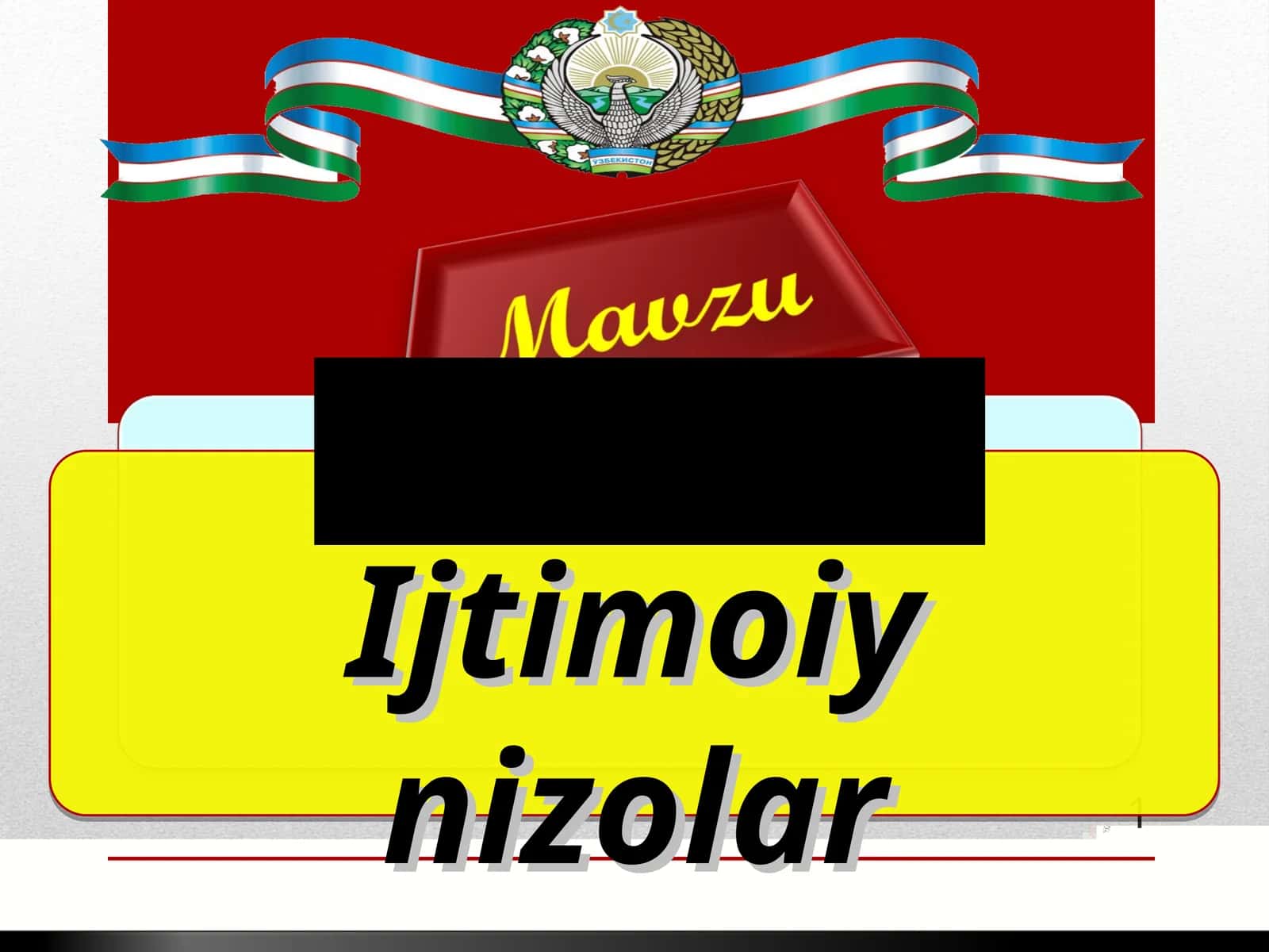 Ijtimoiy nizolar 1