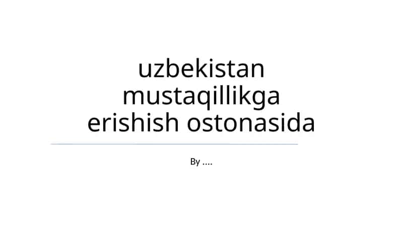 Siyosiy hokimiyat uchun kurash 1
