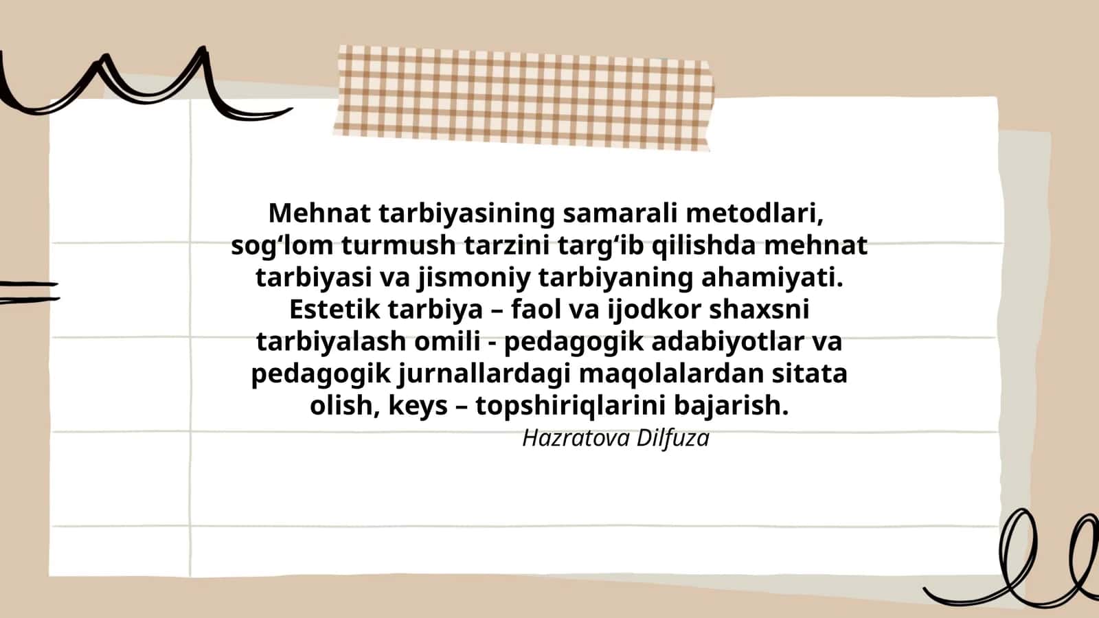 Mehnat tarbiyasining samarali metodlari 1