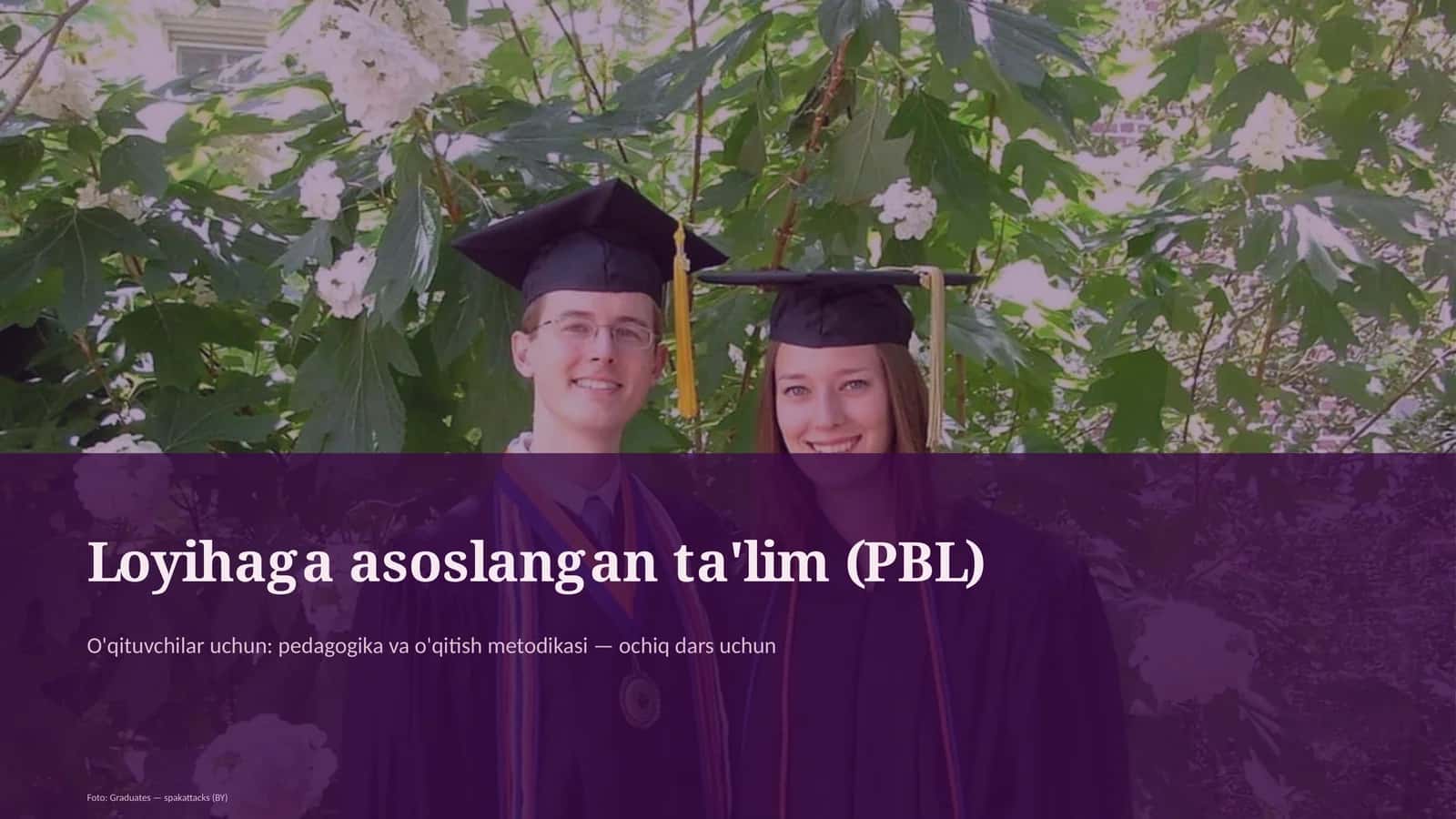 Loyihaga asoslangan ta'lim (PBL) 1