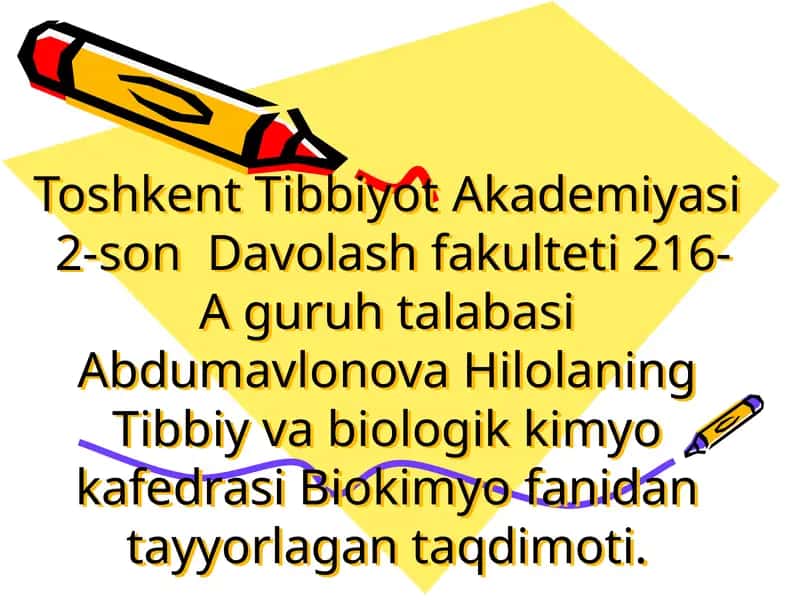 Uglevodlar almashinuvi boshqarilishining buzilishlari 1