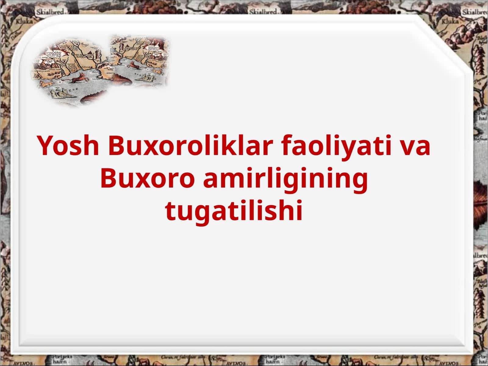 Yosh Buxoroliklar faoliyati va Buxoro amirligining tugatilishi 1