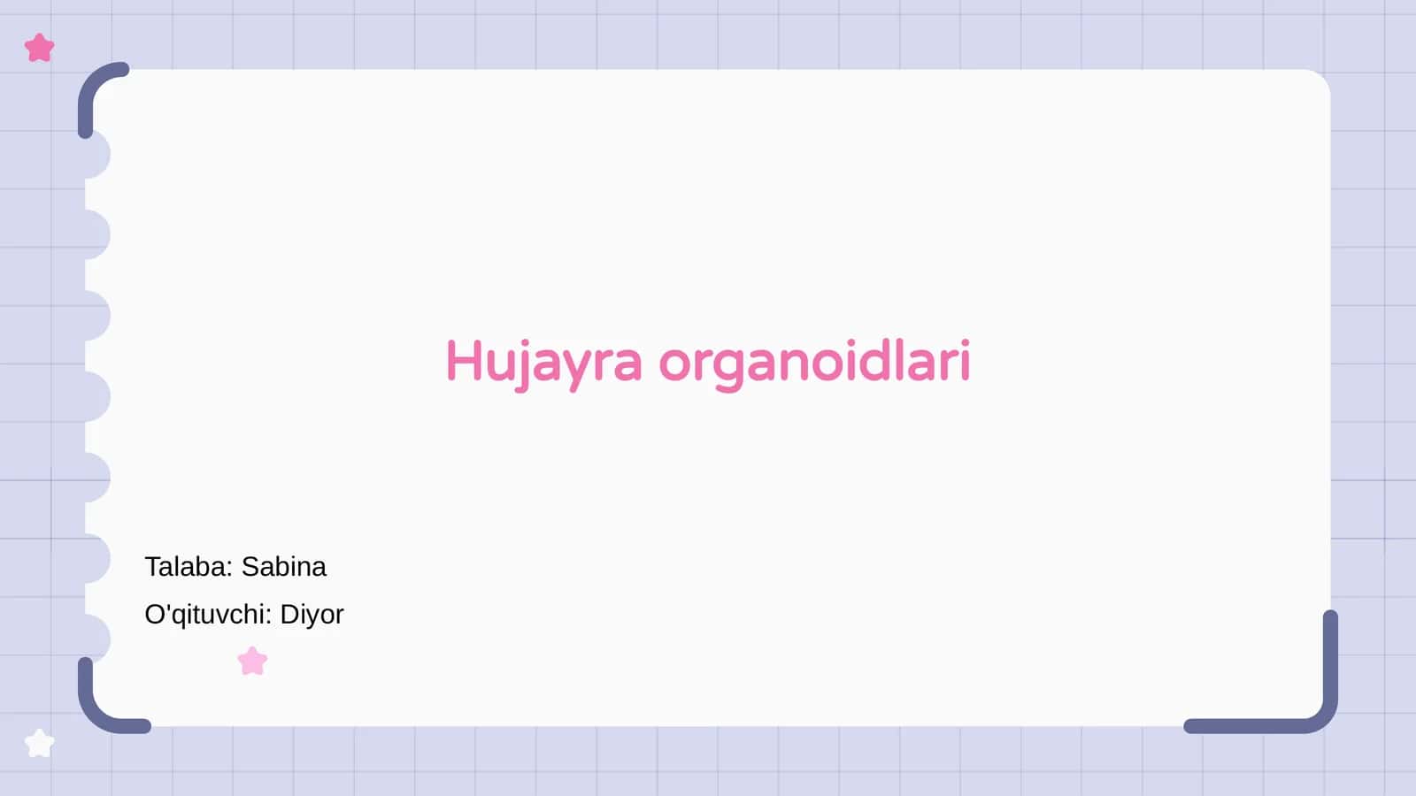 Hujayra organoidlari 1