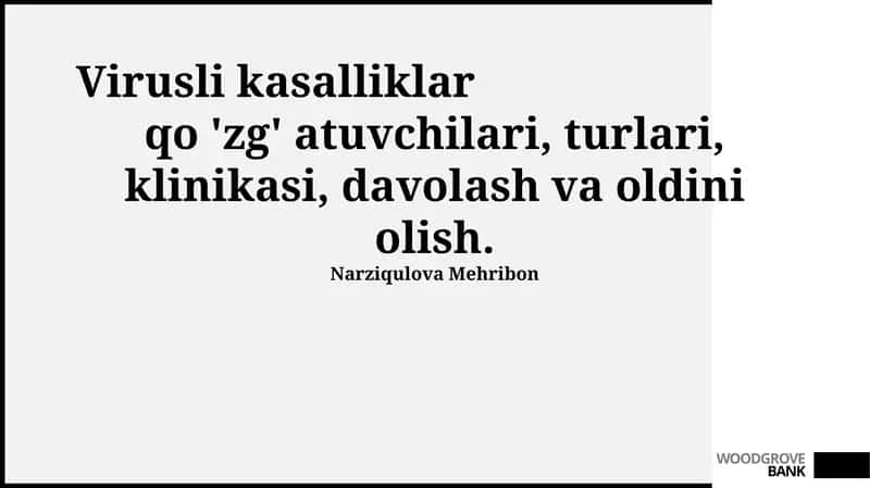 Virusli kasalliklar: Patogenlar va Turlari 1