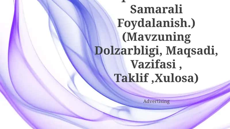 Maktab Binosini Saqlash Va Undan Samarali Foydalanish 1