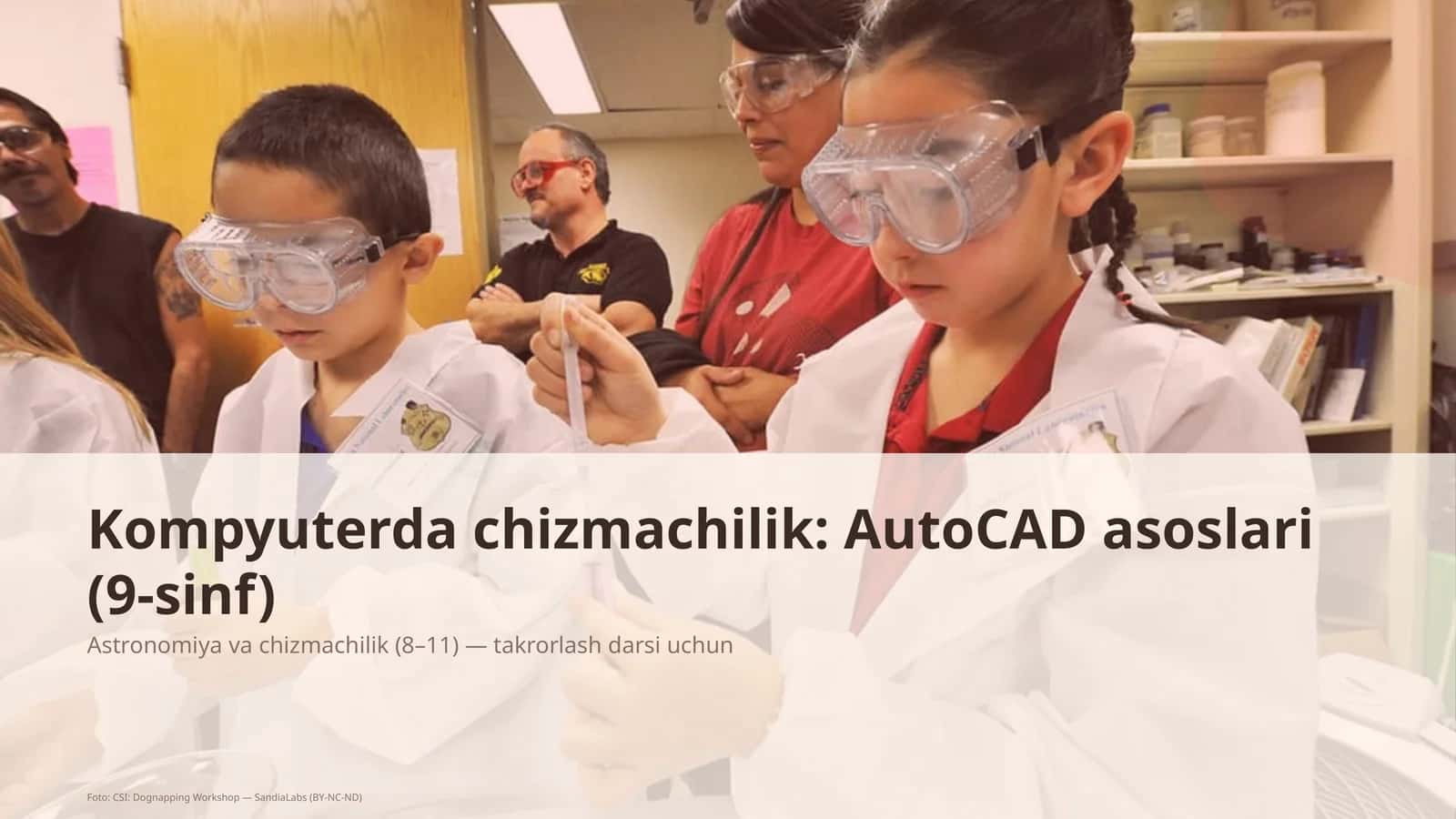 Kompyuterda chizmachilik: AutoCAD asoslari (9-sinf) 1