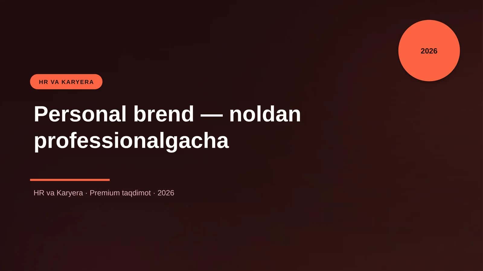 Personal brend — noldan professionalgacha 1