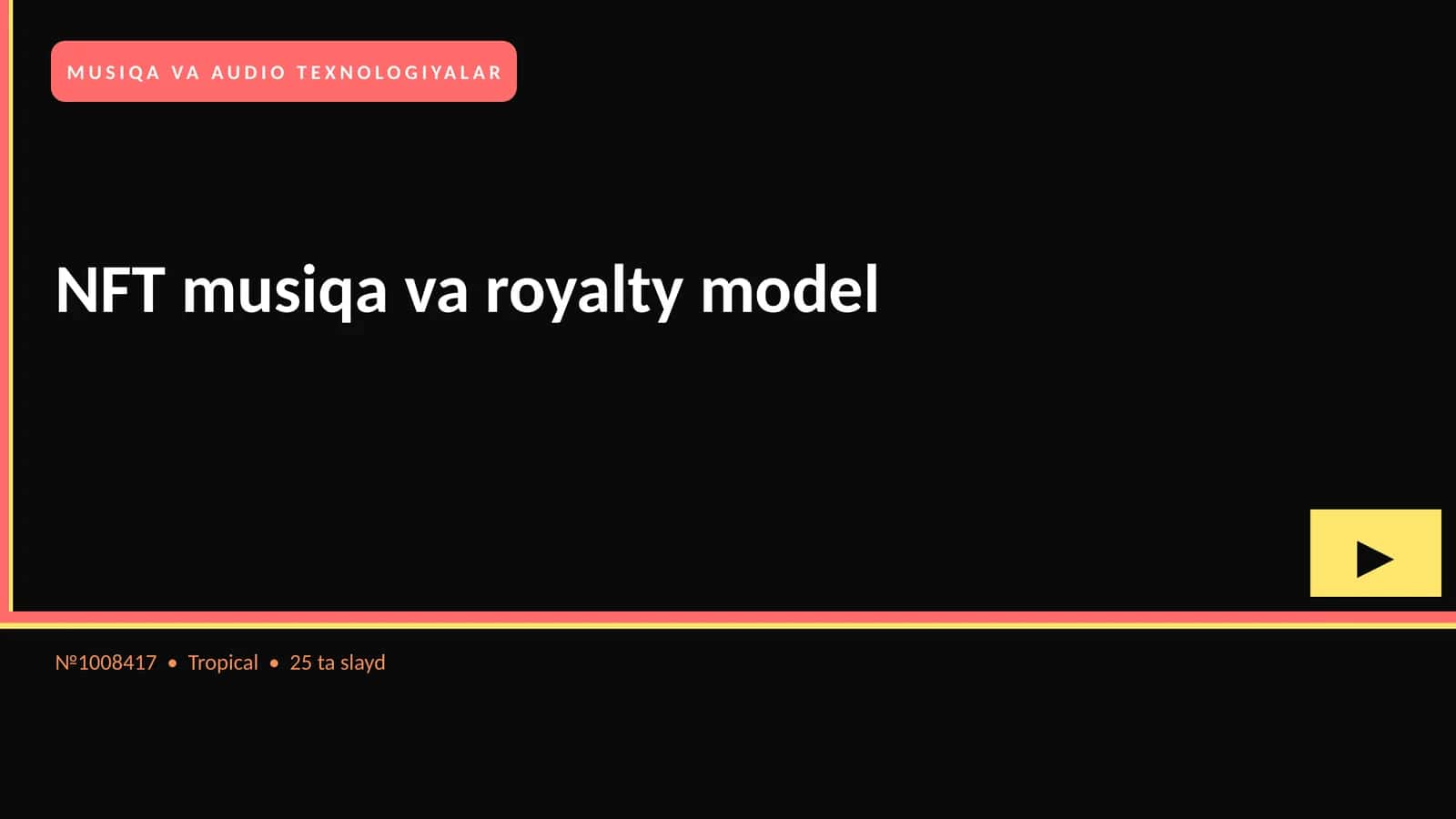 NFT musiqa va royalty model 1
