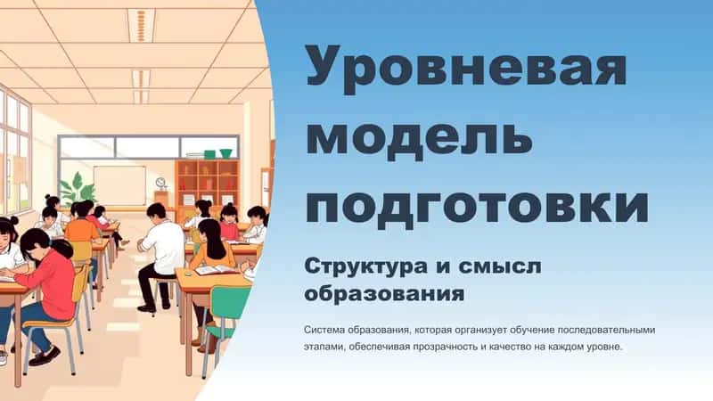 Уровневая модель подготовки 1