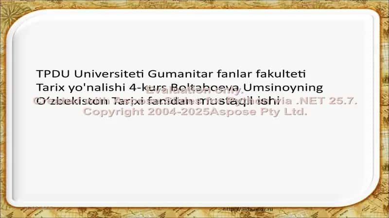 Buxoro amirligining tugatilishi 1